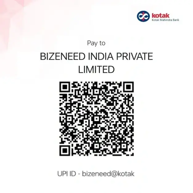 Bizeneed India Private Limited Payment QR