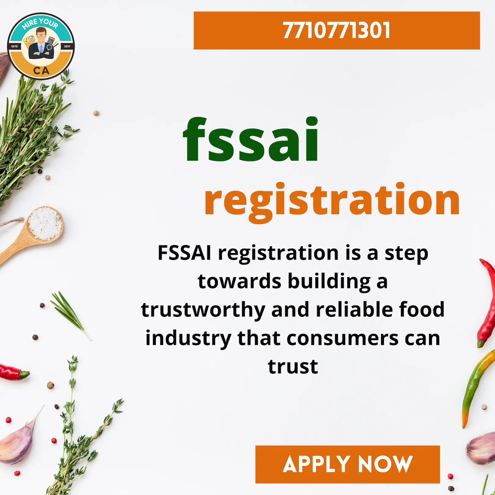FSSAI Basic Registration Service