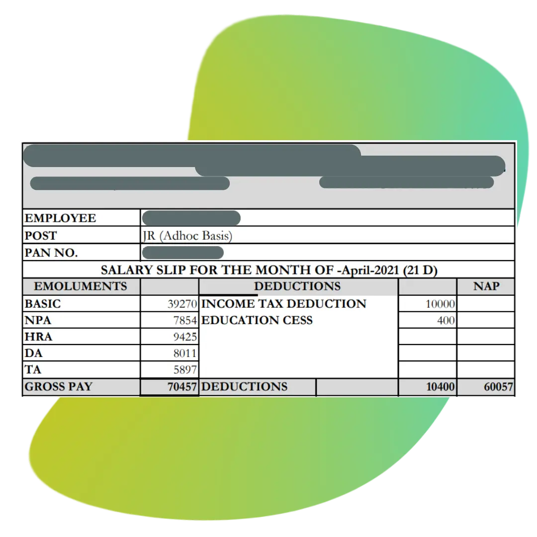 Salary Sheet  Service